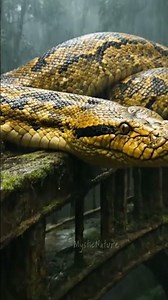 Giant Python on the Forgotten Bridge