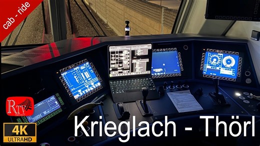 【4K】前面展望：奥地利铁路 | 克里格拉赫 → 特尔 | 2026年2月7日 | 作者：RailTom 🇦🇹
