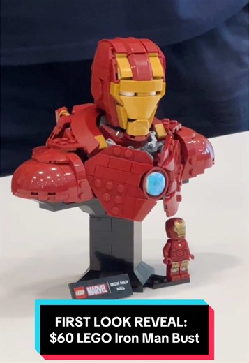 First Look: $60 LEGO Iron Man Bust Set Unveiled