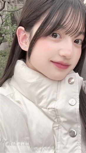 どこが変わったでしょー？👂🏻 #川瀬翠子 #jc #ニコプチ #fyp
