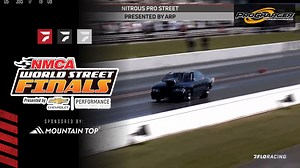 26 reactions | The legendary Billy Glidden ran his Fox body Mustang all out during Nitrous Pro Street qualifying and posted a best time of 4.324 at 165.94 mph to start eliminations from the number three spot. Check out all the action from the NMCA World Street Finals thanks to our Race Day Replay sponsor Mountain Top USA. | FloDragRacing | Facebook