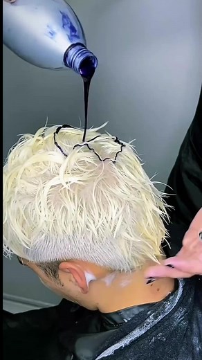 hair color barbershop profesional #tutorial #haircolor #barbershop #professional #hairstyle #style #foryoupage #foryou