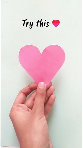 Perfect Heart shape drawing in 5 Seconds ❤️✨#diy