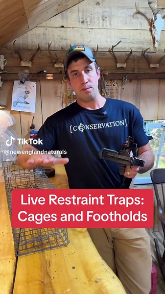 Most people assume cage traps are the only way to humanely capture and release wildlife but there are many life restraint tools wildlife managers can use, including footholds. Just like a cage trap, footholds are designed to capture and hold an animal until the decision to dispatch or release is made. Both have advantages and disadvantages for different wildlife species making it important for managers to have access to both tools. For example, footholds are the preferred trap type when capturin
