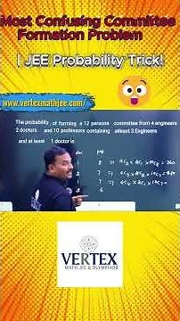 💥 One of the most challenging Probability Questions JEE Main 2026 Level Committee Formation Problem!