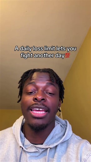 It’s not your strategy, it’s your discipline.Set your daily loss limit.