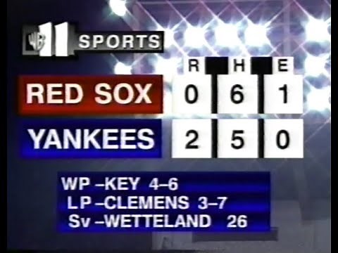 July 1, 1996-Red Sox vs. Yankees (WPIX)