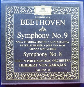 Ludwig Van Beethoven, Berlin Philharmonic Orchestra, Herbert Von Karajan - Symphony No. 9 / Symphony No. 8