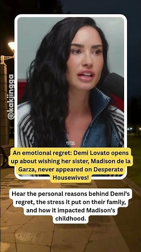 Demi Lovato REGRETS Sister on Desperate Housewives! 😢 #DemiLovato #DesperateHousewives