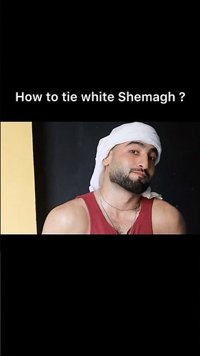 How to tie White Arabic Shemagh | Ghutra | Arab styling tutorial | Amaan Ullah