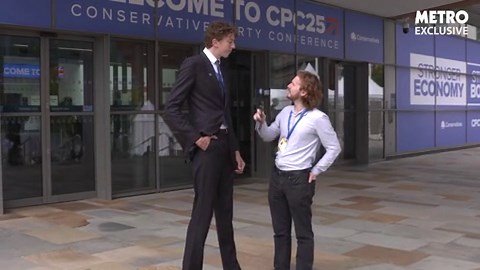 Literally massive Tory James McAlpine, 7ft2in, thinks his future with Conservatives will be long