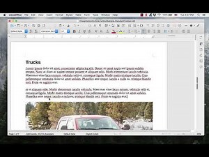 File menu in LibreOffice Writer
