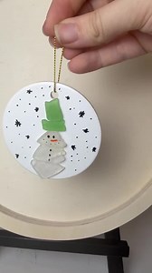 Clay Ornament With Seaglass Snowman - Etsy Canada