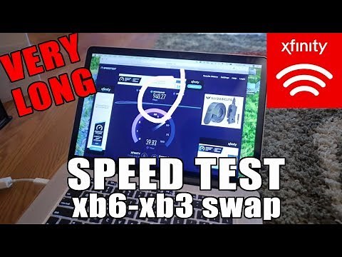 Xb3 to Xb6 and different speed tests (45 minute video)
