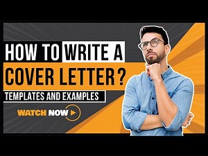 How to write a Cover letter ? Cover Letter Templates and Examples