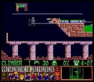Lemmings - Fun Level 24 Solution