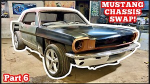 Casey's Customs 1965 Mustang Chassis Swap: More Cutting, More New Sheet Metal, Looking More Like A Car! - BangShift.com