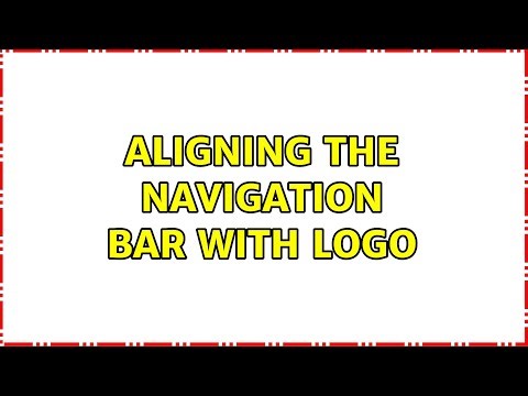 Aligning the navigation bar with logo (3 Solutions!!)