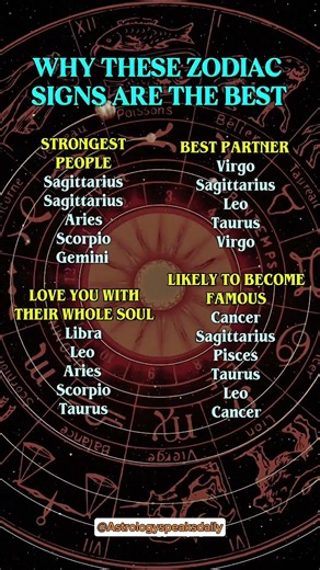 Why These Zodiac Signs Are the Best | Strongest, Loyal &Most Famous Signs #zodiac #zodiacsigns