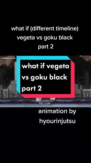 what if(different timeline) vegeta vs goku black part 2 #hyourinjutsu #favanimations #vegeta #vs #gokublack #xenoeric #animation #spritebattle #spriteanimation