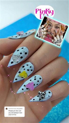 diy fake nails with paper - how to make paper nails #shorts #katseye