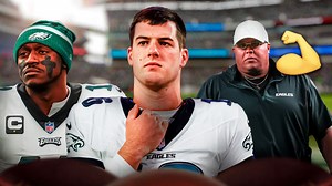 Eagles' Big Dom saves Tanner McKee's first TD ball after AJ Brown gaffe