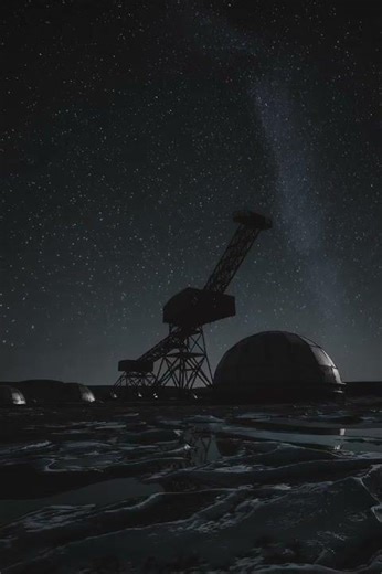 Dead structures in cold space. The echo of something that used to work #darkambient #spacehorror