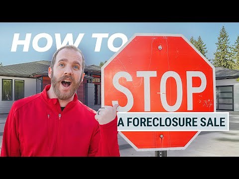 How to STOP a Foreclosure Sale