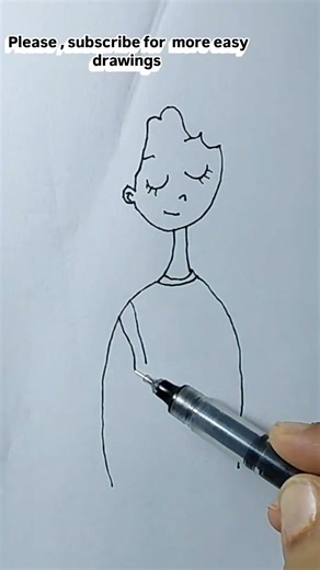 Easy Drawing for Beginners | Cute Girl Art 💖