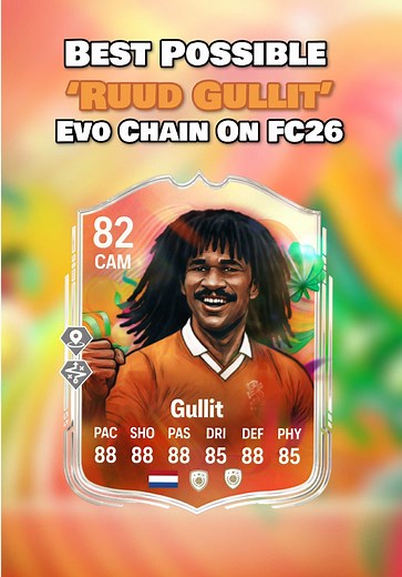 Discover the Best Ruud Gullit Chain Evolution on FC26