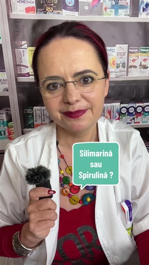 Care e diferenta dintre spirulina si silimarina? La ce sunt bune? Care e doza recomandata? Se pot da ele impreuna ? #spirulina #silimarina #farmalaminut #ficat #Brasov
