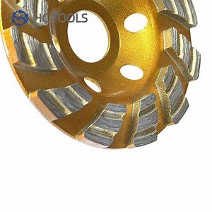 [Hot Item] 2024 Hot 4" Diamond Turbo Cup Wheel Grinding Tools for Mastic Concrete Stone Polishing