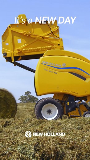 Select New Holland Roll-Belt™ Round Balers feature an ActiveWeigh™ bale scale weighing system that shows you a bale’s weight as it’s being formed. | New Holland Agriculture | Facebook