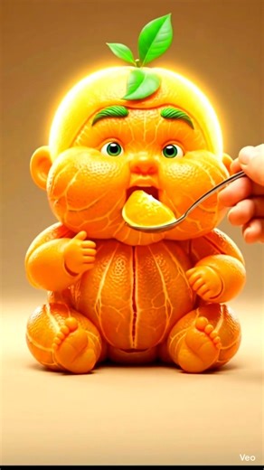 Cute baby is eating ASMR #asmrfruiteating #funny