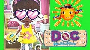 Doc McStuffins Awesome Dress up Game for girls Доктор Плюшева занимательная игра с переодеванием