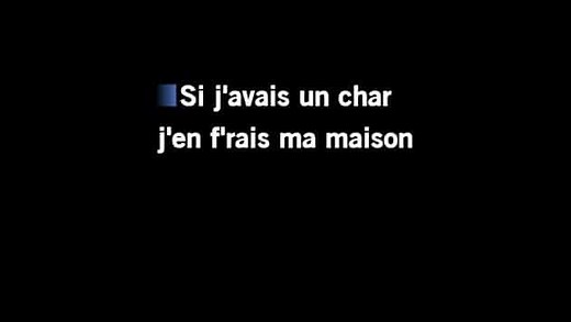 Si j'avais un char Karaoke - Stephen Faulkner