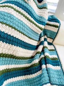 Modern Crochet Blanket Pattern, Quick and Easy Crochet Pattern, Easy Crochet Pattern, Easy Crochet Blanket Beginners, Crochet Tutorial - Etsy