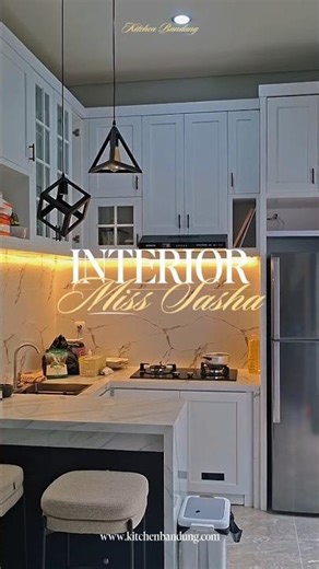 Kitchen set minimalis laminate hpl #custominteriorbandung #interiordesign #kitchen #dapurfamily