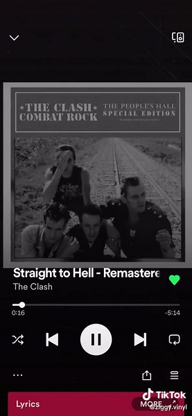 Straight to Hell- The Clash ❤️ #theclash #combatrock #straighttohell #songrecommendations #spotify #strangerthings #fyp