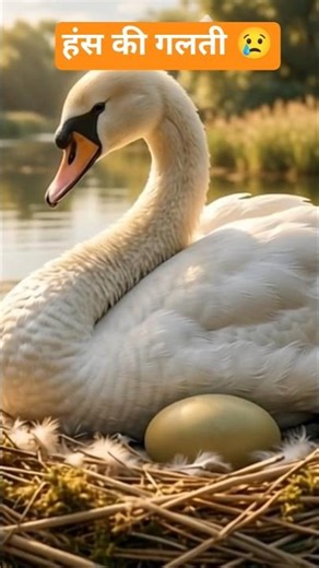 The swan did not like the phoenix birds 😭 #ai #save #egg #swan