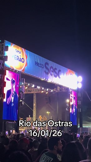 Show de Buchecha no Sesc Verão em Rio das Ostras