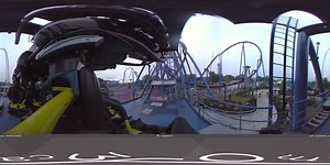 Take a 360-degree ride on the world's longest steel inverted roller coaster, Banshee. Move your phone to look around! | Kings Island