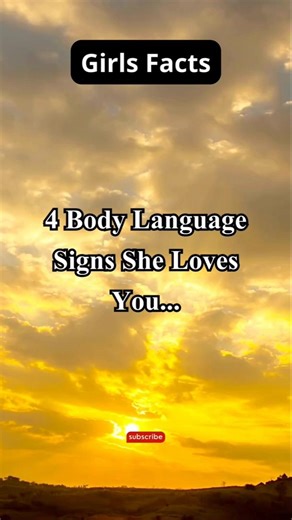 Body Language Signs She Loves You #bodylanguagesigns #psychologyfacts #usa #love #shorts