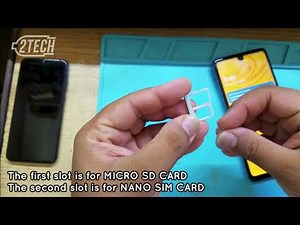 📲How to INSERT SIM CARD - LG STYLO 6