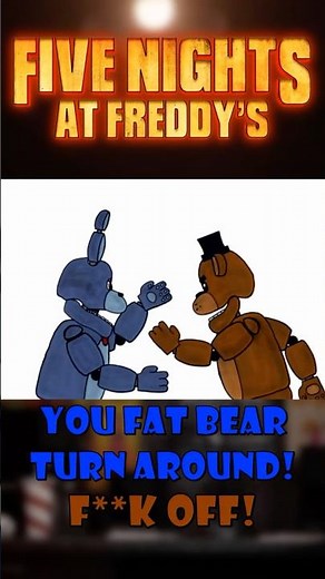 FNAF If the animatronics could talk (ANIMATED) #fnaf #fnafmovie