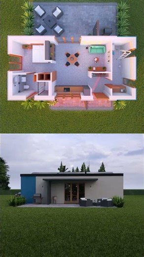 Tiny House Design 15 (12 x 6 m)