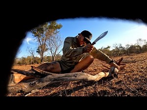 SOLO SURVIVAL - fail - BROKEN FOOT. Making drinking water.