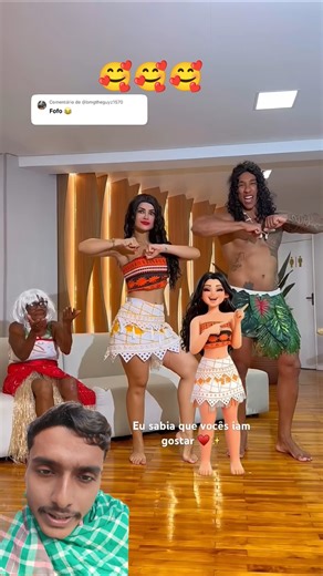 Moana & Maui Dance Battle! 🌺💃 (Real Life vs AI)#trending #shorts ‪@mayca.brasil‬