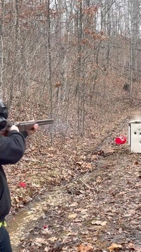 Unusual group shooting with a double barrel shotgun #gunchannel #experiment #letsgoshooting