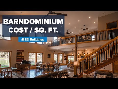 How Much Does A Barndominium Cost Per Square Foot?